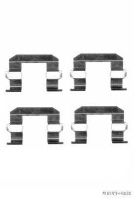 HERTH BUSS JAKOPARTS j3660504 -  Комплектующие, колодки дискового тормоза